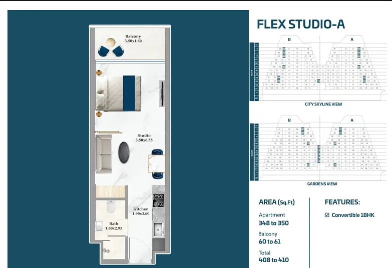 Studio Apartment - Floor 1