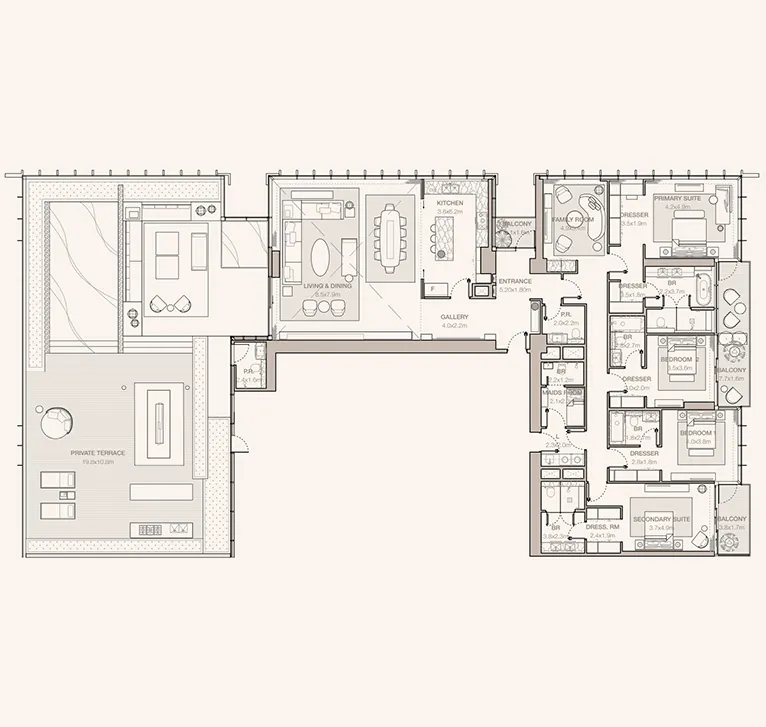 4 bedroom - Floor 1