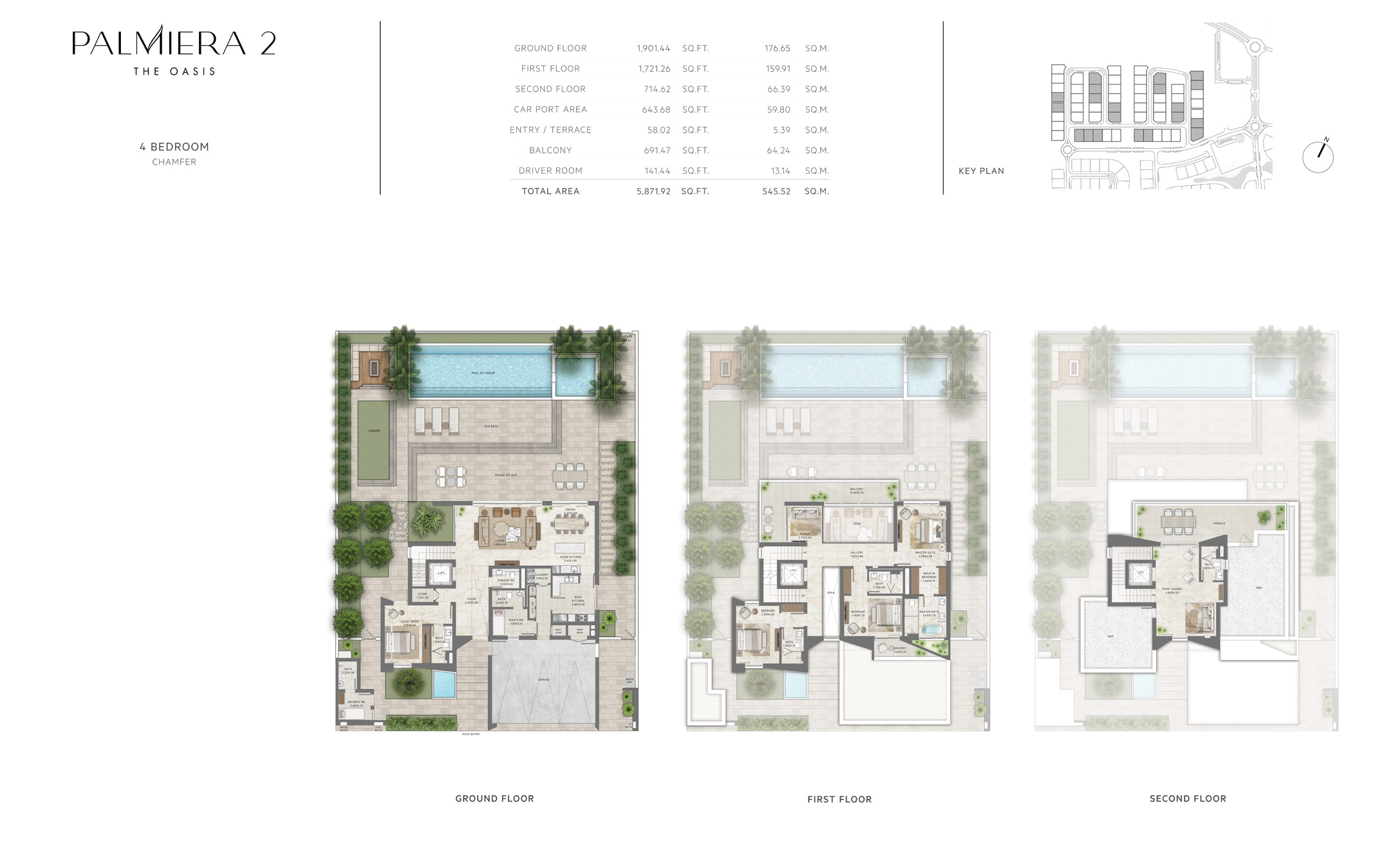 4 bedroom Villa - Floor 1