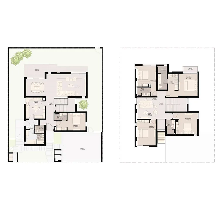 5 bedroom Villa - Floor 1